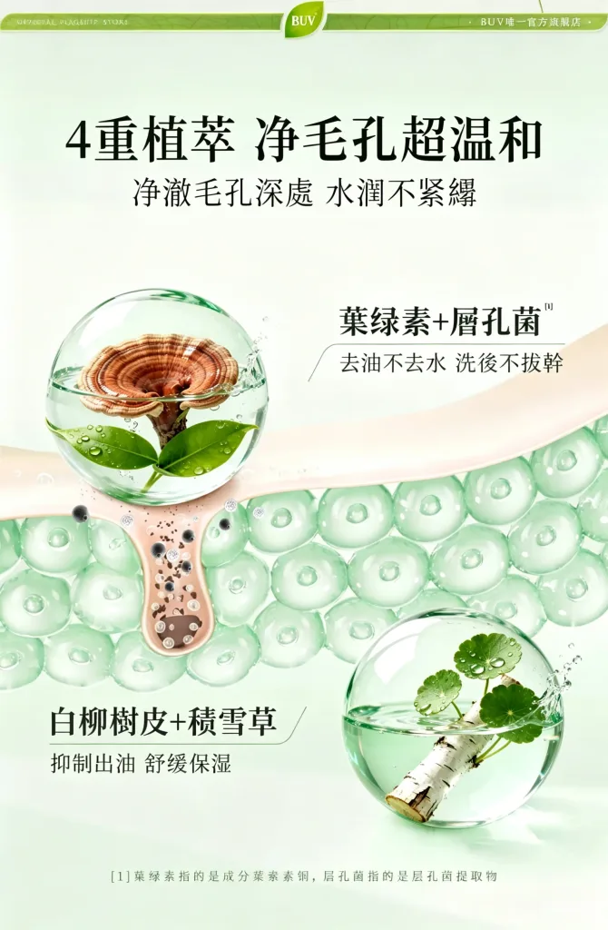 🍃 BUV 綠泥控油深層清潔洗面乳 🍃 ✨ 告別大油田!還你一整天的清爽呼吸肌 ✨ 你是不是也常覺得臉上油光滿面、黑頭粉刺拔了又長?😰 那是因為毛孔在向你發出求救訊號啦!📢 這款 BUV 綠泥洗面乳 專為「油痘肌、混合肌」量身打造,結合了天然綠泥的強大吸附力,深層清潔不緊繃,洗出掐出水來的透亮好膚質!💦 - 8
